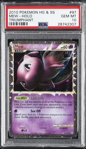 2010 HGSS Triumphant Mew Prime #97