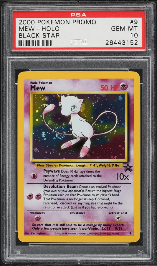 2000 Black Star Promo Mew #9