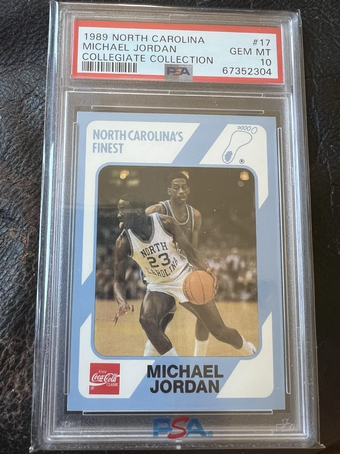 1989 North Carolina Collegiate Collection Michael Jordan #16 PSA 10