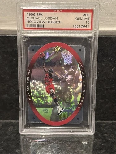 1996 SPx Holoview Heroes Michael Jordan #H1 PSA 10