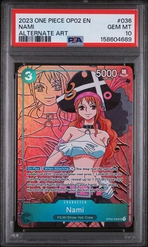 2023 OP02 Paramount War Nami Alt Art #OP02-036