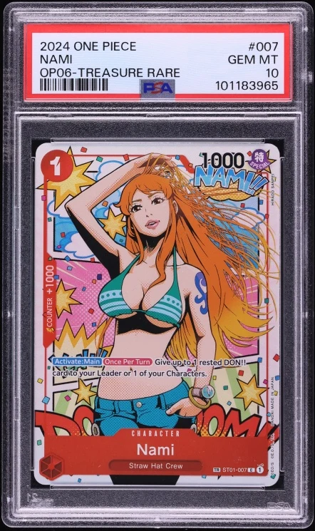 2024 OP06 Wings of the Captain Nami Treasure Rare #ST01-007