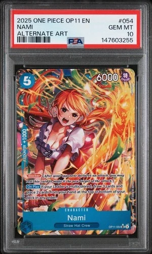 2025 OP11 A Fist of Divine Speed Nami #OP11-054