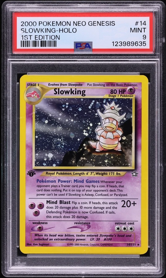 2000 Neo Genesis 1st Edition Slowking #14