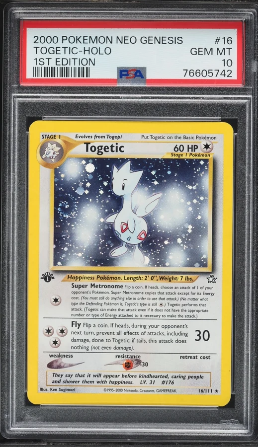 2000 Neo Genesis 1st Edition Togetic #16 PSA 10
