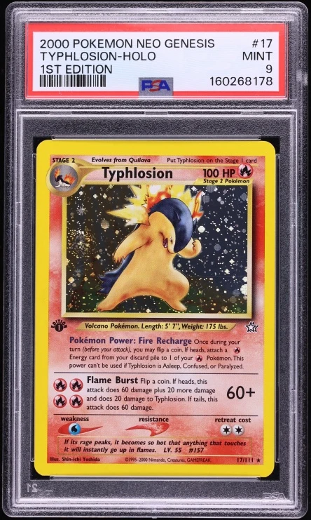 2000 Neo Genesis 1st Edition Typhlosion #17
