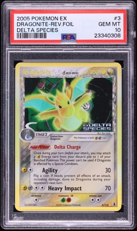 2005 EX Delta Species Dragonite (Reverse Holo) #3