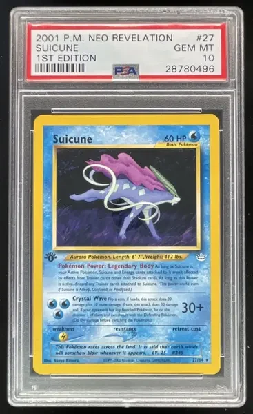2001 Neo Revelation 1st Edition Suicune #14