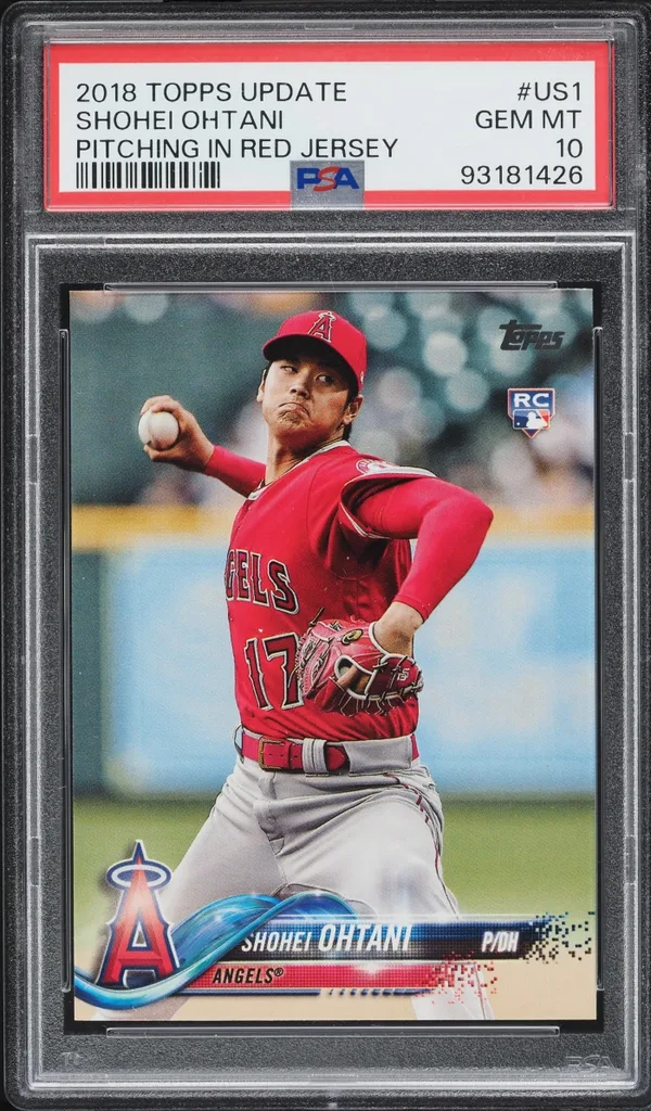 2018 Topps Update Shohei Ohtani Rookie #US1 PSA 10