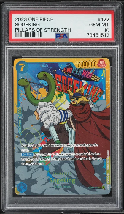 2023 OP03 Pillars of Strength Sogeking SEC #OP03-122 PSA 10
