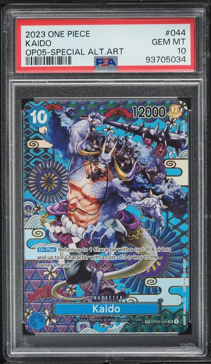 2023 OP04 Kingdoms of Intrigue Kaido Alt Art #OP04-044 PSA 10