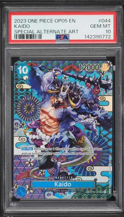 2023 OP05 Awakening of the New Era Kaido Alt Art #OP05-044 PSA 10