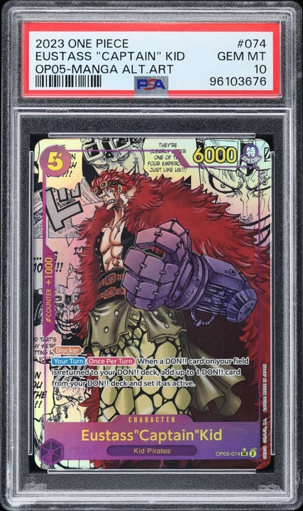 2023 OP05 Awakening of the New Era Eustass \ PSA 10