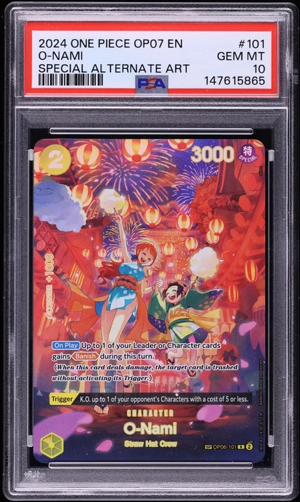 2024 O-Nami SP #OP06-101 (500 Years in the Future) PSA 10