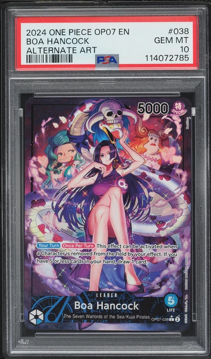 2024 OP07 500 Years in the Future Boa Hancock Alt Art #OP07-038 PSA 10