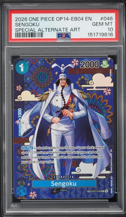 2024 OP07 500 Years in the Future Sengoku SP #OP07-046 PSA 10