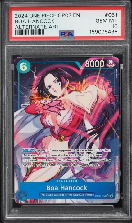 2024 OP07 500 Years in the Future Boa Hancock Alt Art #OP07-051 PSA 10