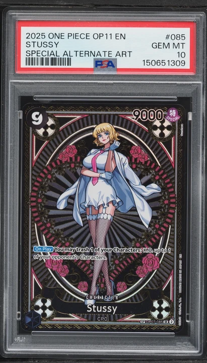 2024 OP07 500 Years in the Future Stussy SP #OP07-085 PSA 10