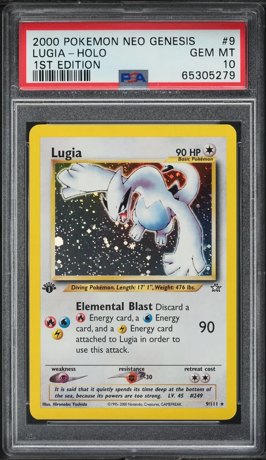 2000 Neo Genesis 1st Edition Lugia #9 PSA 10
