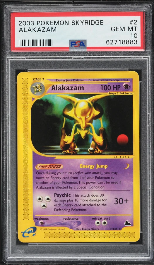 2003 Skyridge Alakazam (Holo) #H1 PSA 10