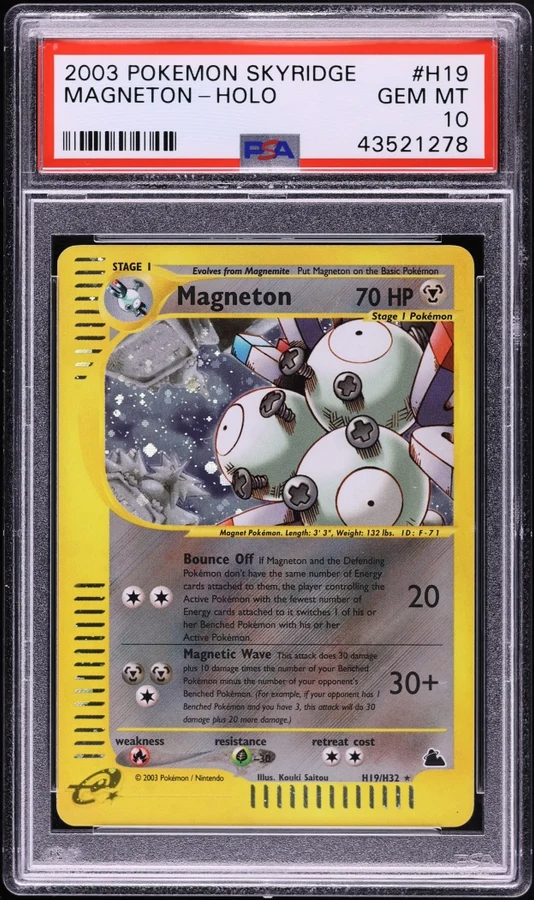 2003 Skyridge Magneton (Holo) #H19 PSA 10