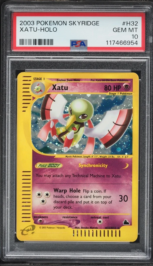 2003 Skyridge Xatu (Holo) #H32 PSA 10