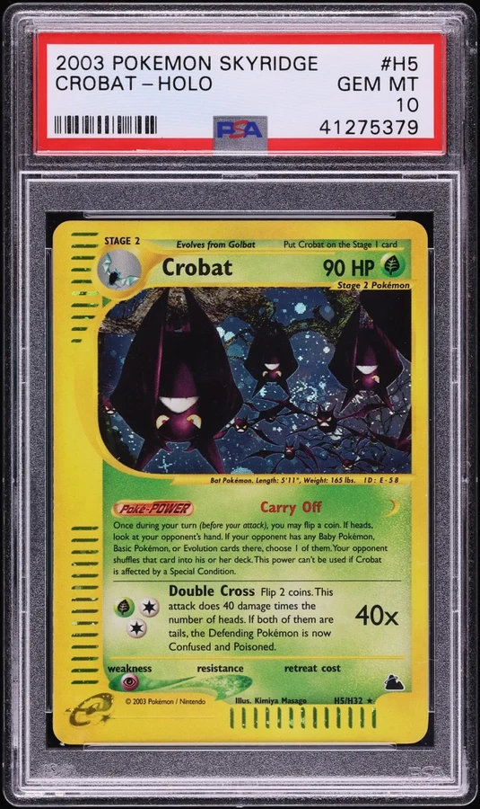 2003 Skyridge Crobat (Holo) #H5 PSA 10