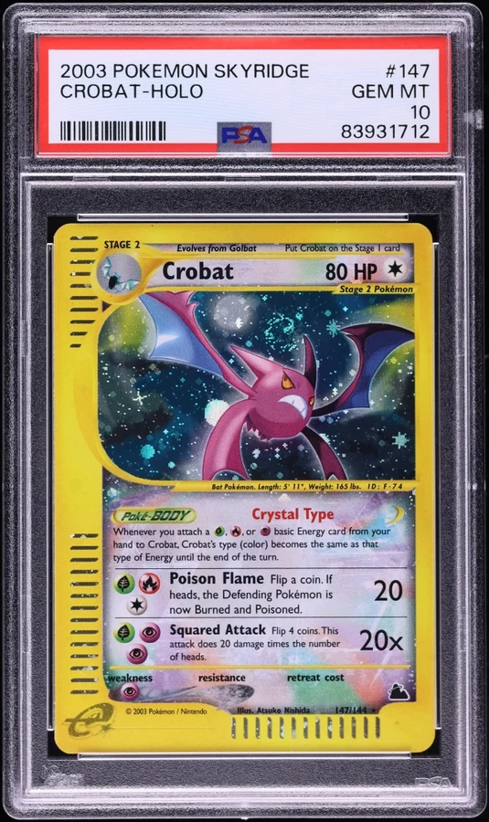 2003 Skyridge Crystal Crobat (Secret) #147 PSA 10