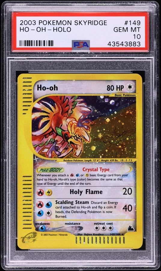 2003 Skyridge Crystal Ho-Oh (Secret) #149 PSA 10