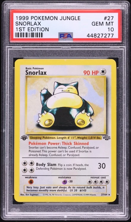 1999 Jungle 1st Edition Snorlax (Non-Holo) #27