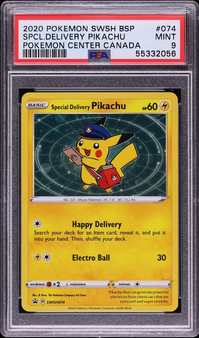 2020 Pokémon Center Exclusive Special Delivery Pikachu