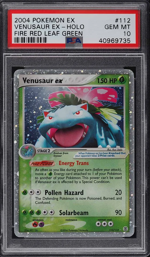 2004 EX FireRed & LeafGreen Venusaur ex #112