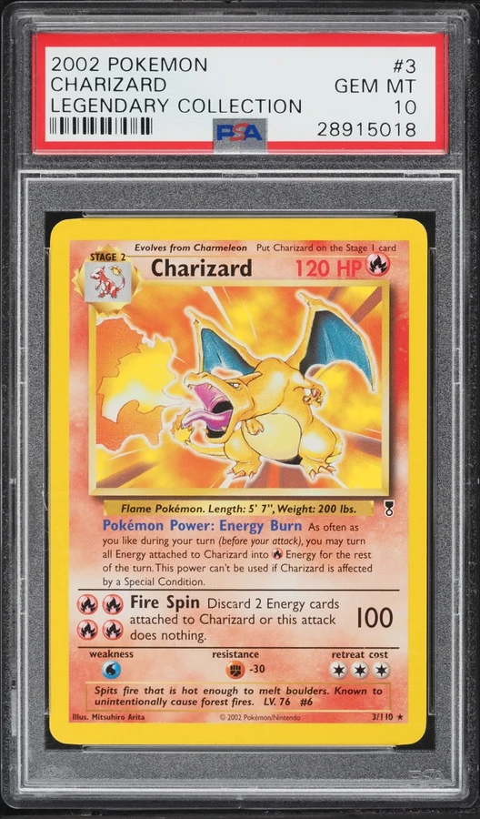 2002 Legendary Collection Charizard #3
