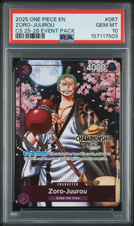 2025 Championship Event Pack Zoro-Juurou #067
