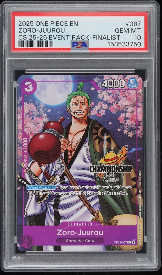 2025 Championship Event Pack FINALIST Zoro-Juurou #067