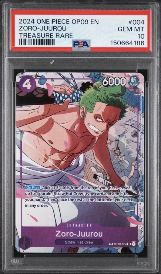 2024 OP09 Emperors in the New World Zoro-Juurou #OP09-004