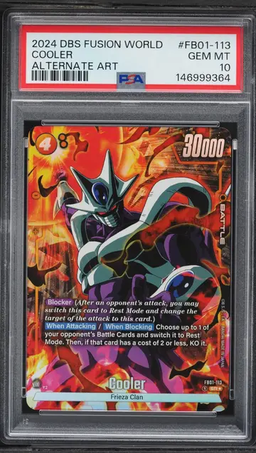 2024 Dragon Ball Super Fusion World Awakened Pulse Alt Art Cooler PSA 10